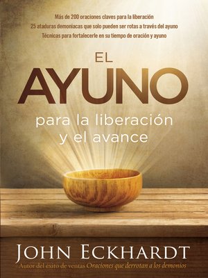 cover image of El ayuno para la liberación y el avance